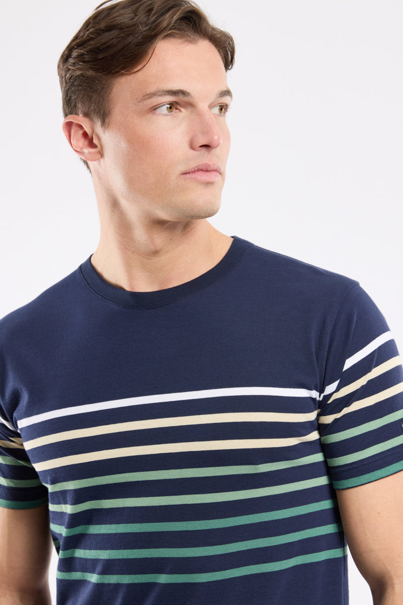 T-shirt rayé - coton léger - 4