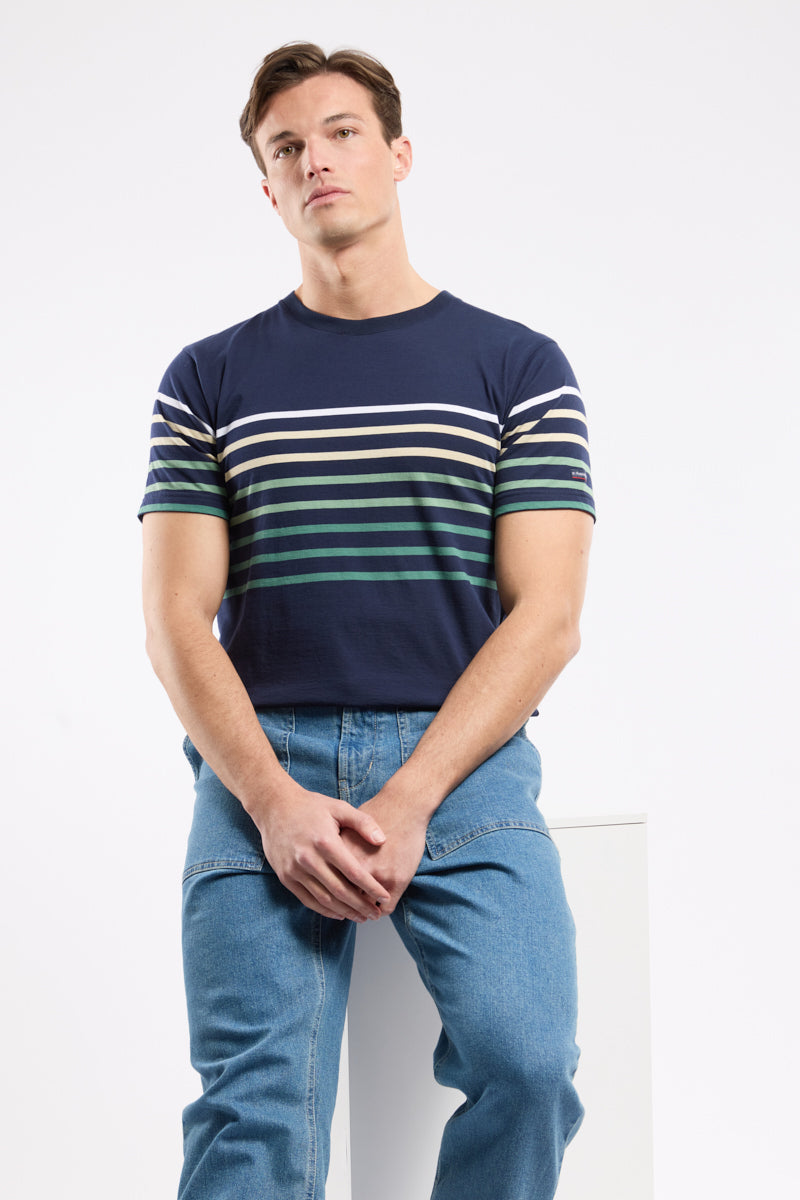 T-shirt rayé - coton léger - 3