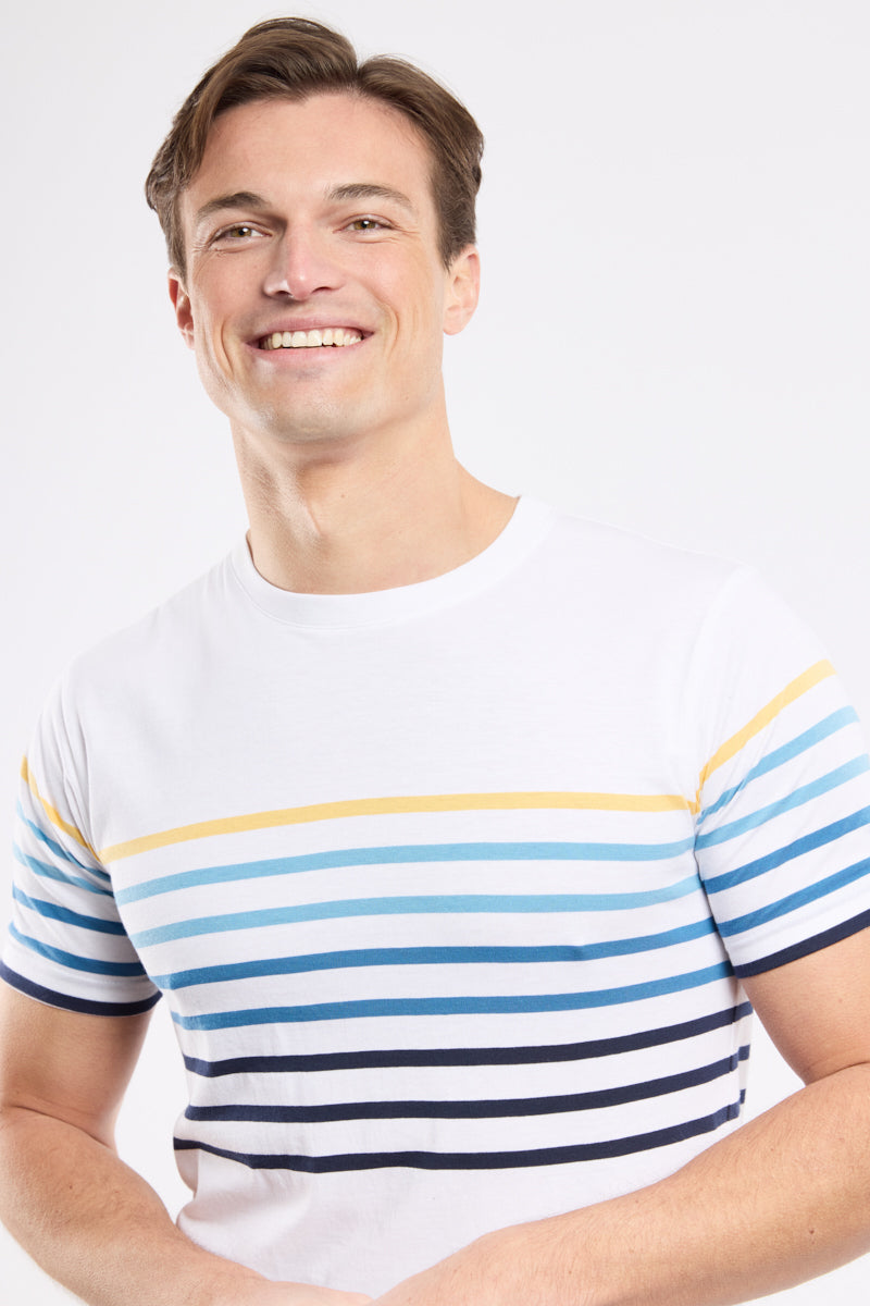 T-shirt rayé - coton léger - 2