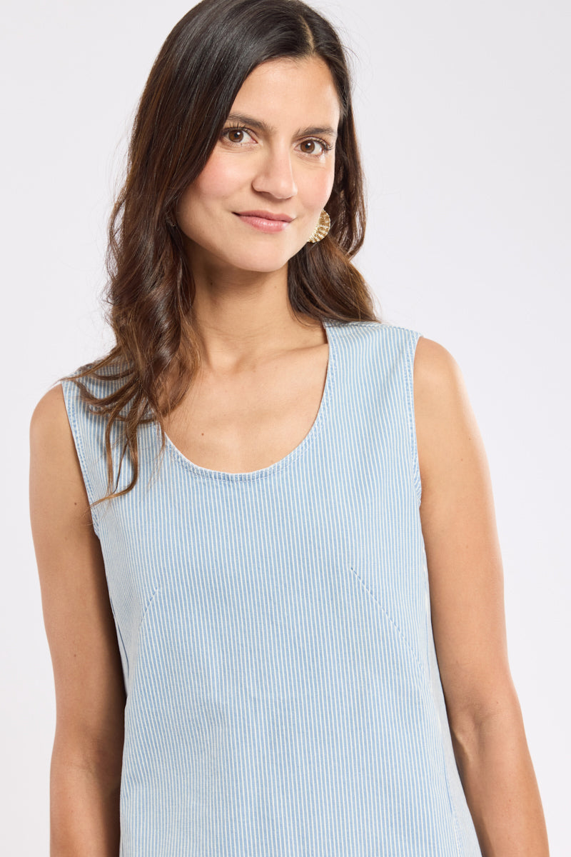 Robe débardeur - coton - 2