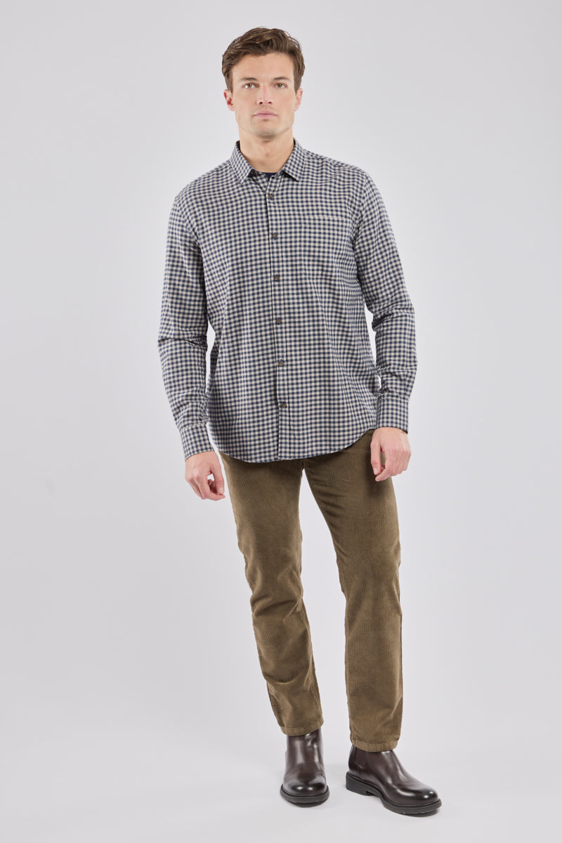 Chemise manches longues confort col souple - 2