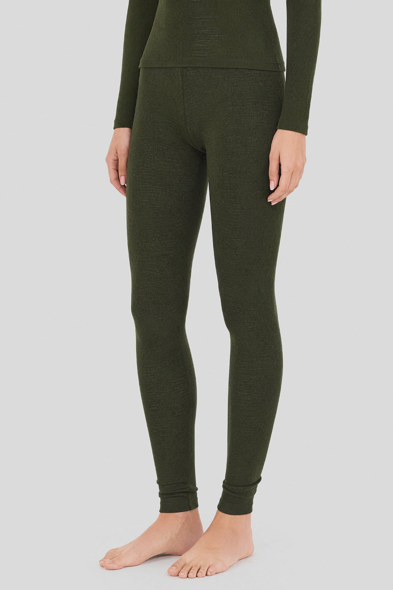 Legging - laine et soie - 2