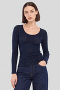 T-shirt manches longues - coton - 1