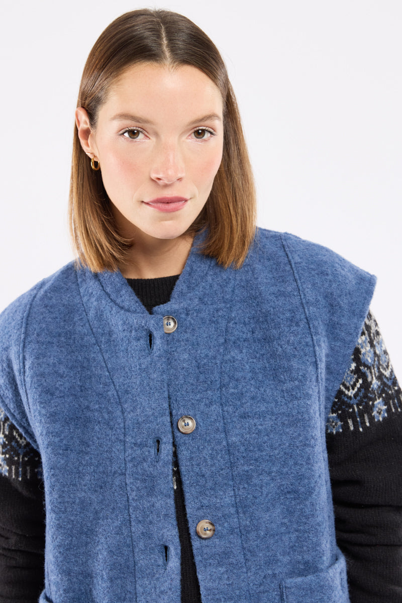 Veste sans manche Heritage - laine - 2