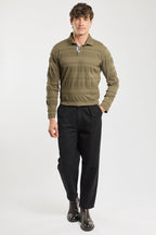 Pantalon à plis Héritage - coton - 1