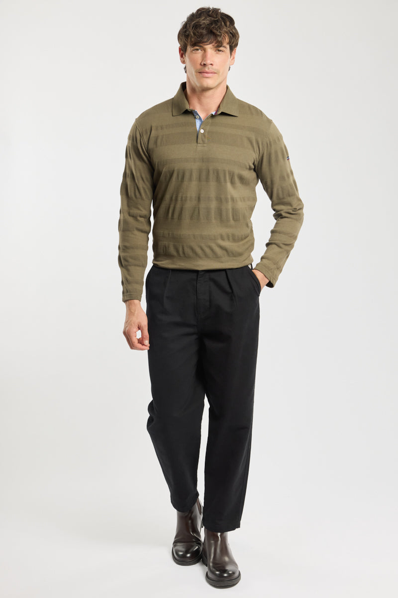 Pantalon à plis Héritage - coton - 1