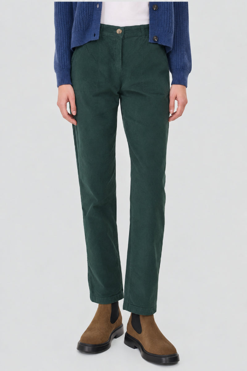 Pantalon droit velours - coton - 2