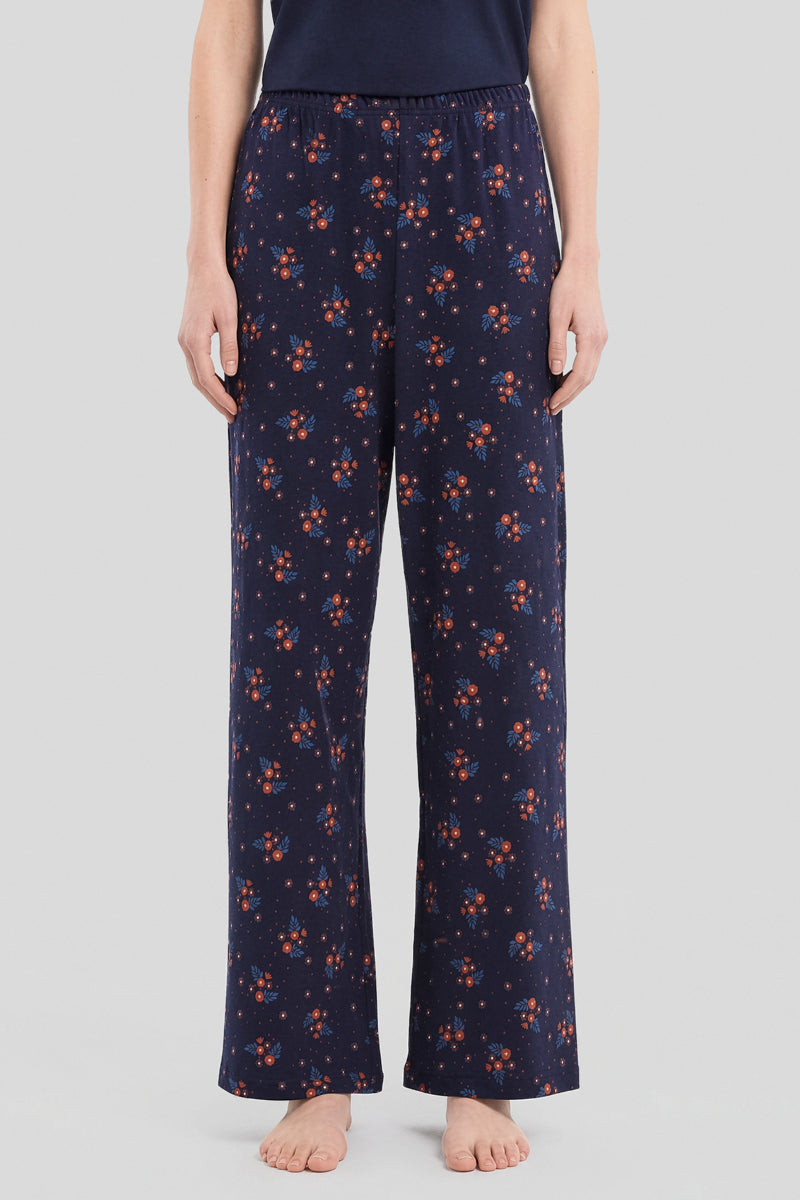 Pyjama imprimé long - coton - 2