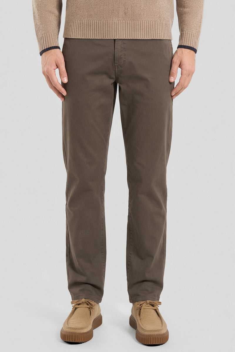 Chino coupe droite - coton - 8