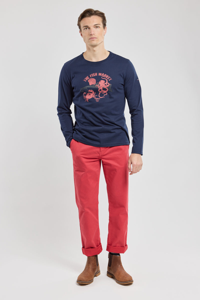 Chino coupe droite - coton - 11