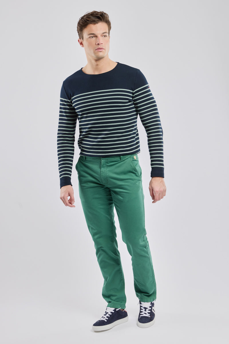 Chino coupe droite - coton - 9