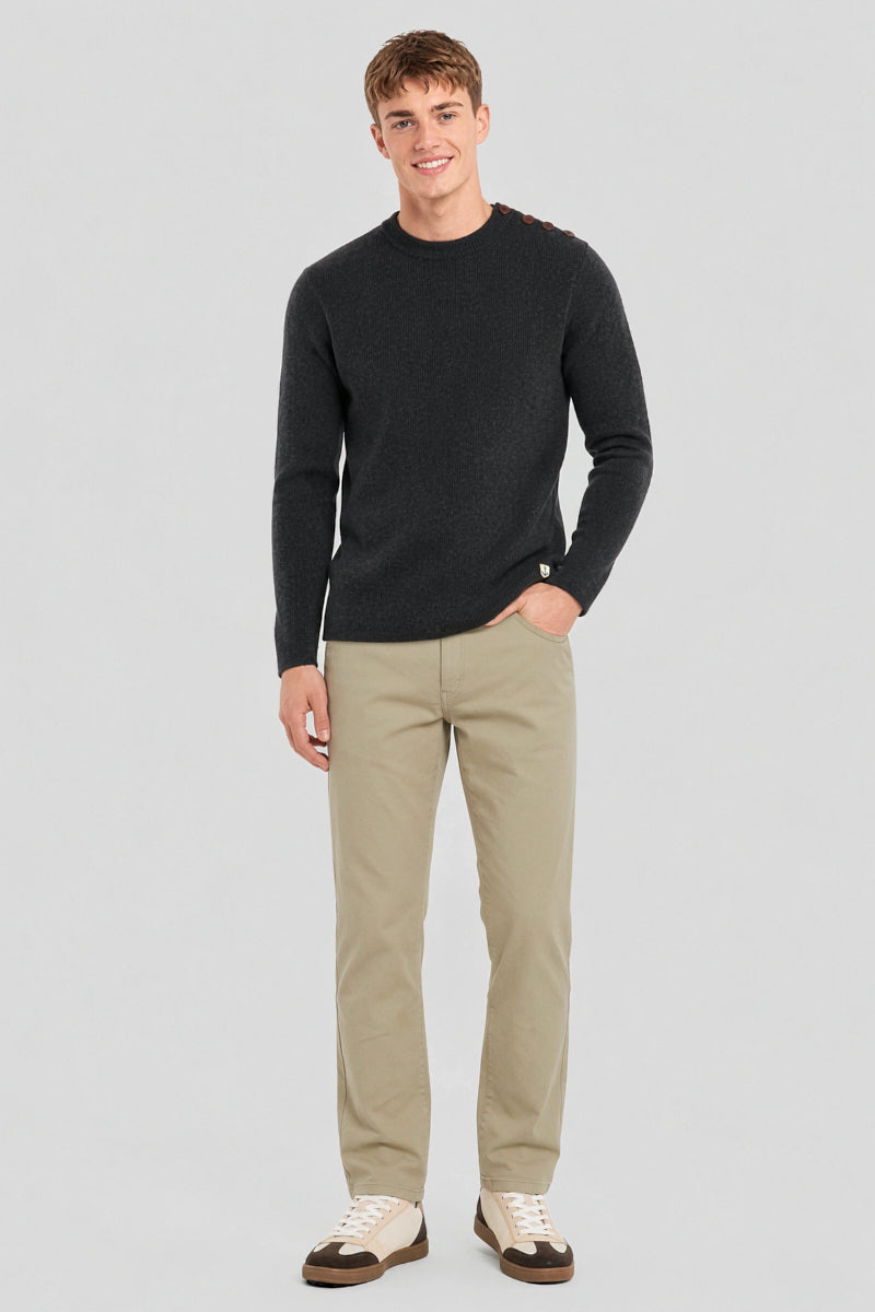 Chino coupe droite - coton - 3