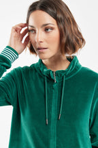 Veste zippée velours - coton - 6