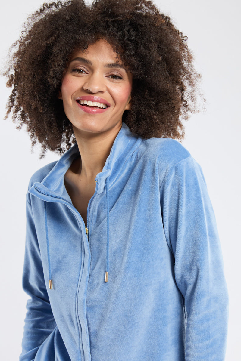 Veste zippée velours - coton - 8