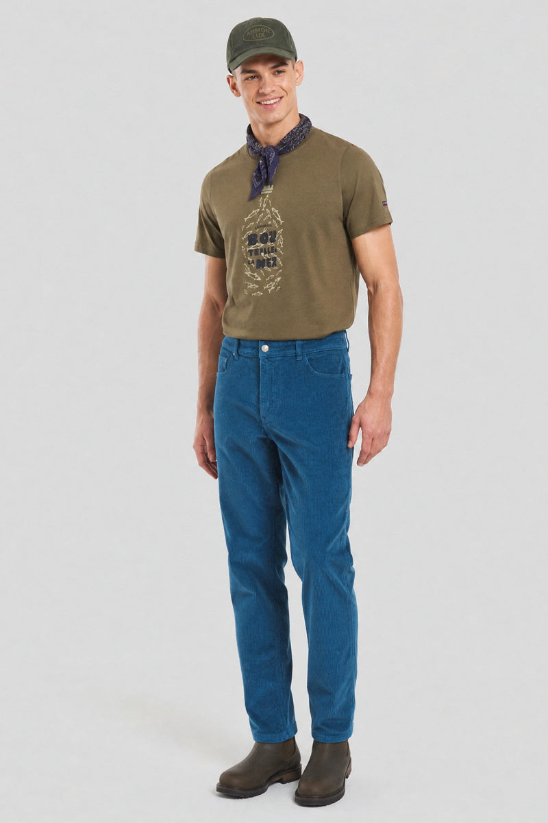 Pantalon velours - coton - 7