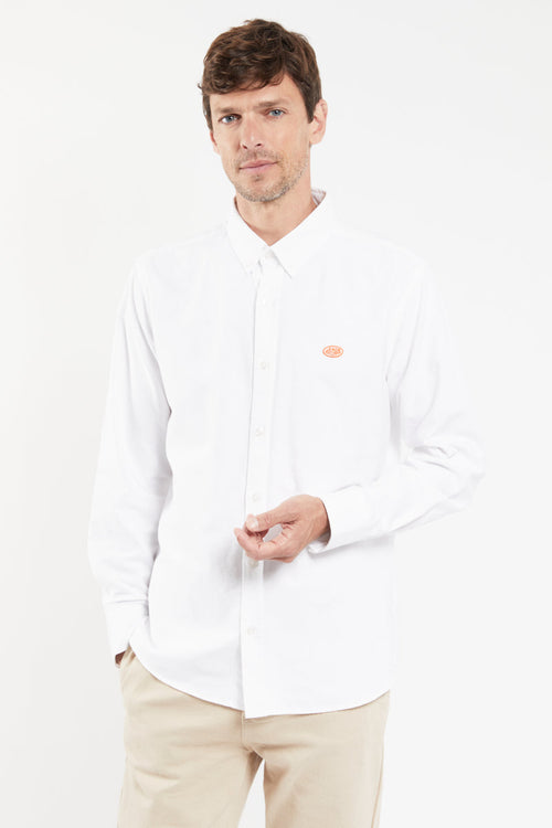 Chemise coupe droite - coton - 1