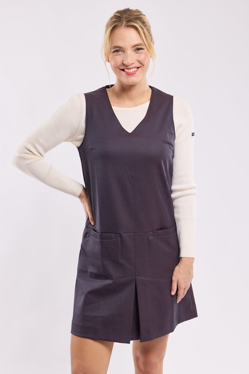 Robe sans manches à carreaux - 2