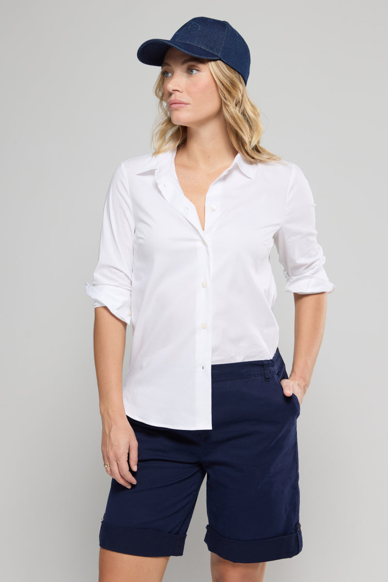 Bermuda taille élastique - coton - 2