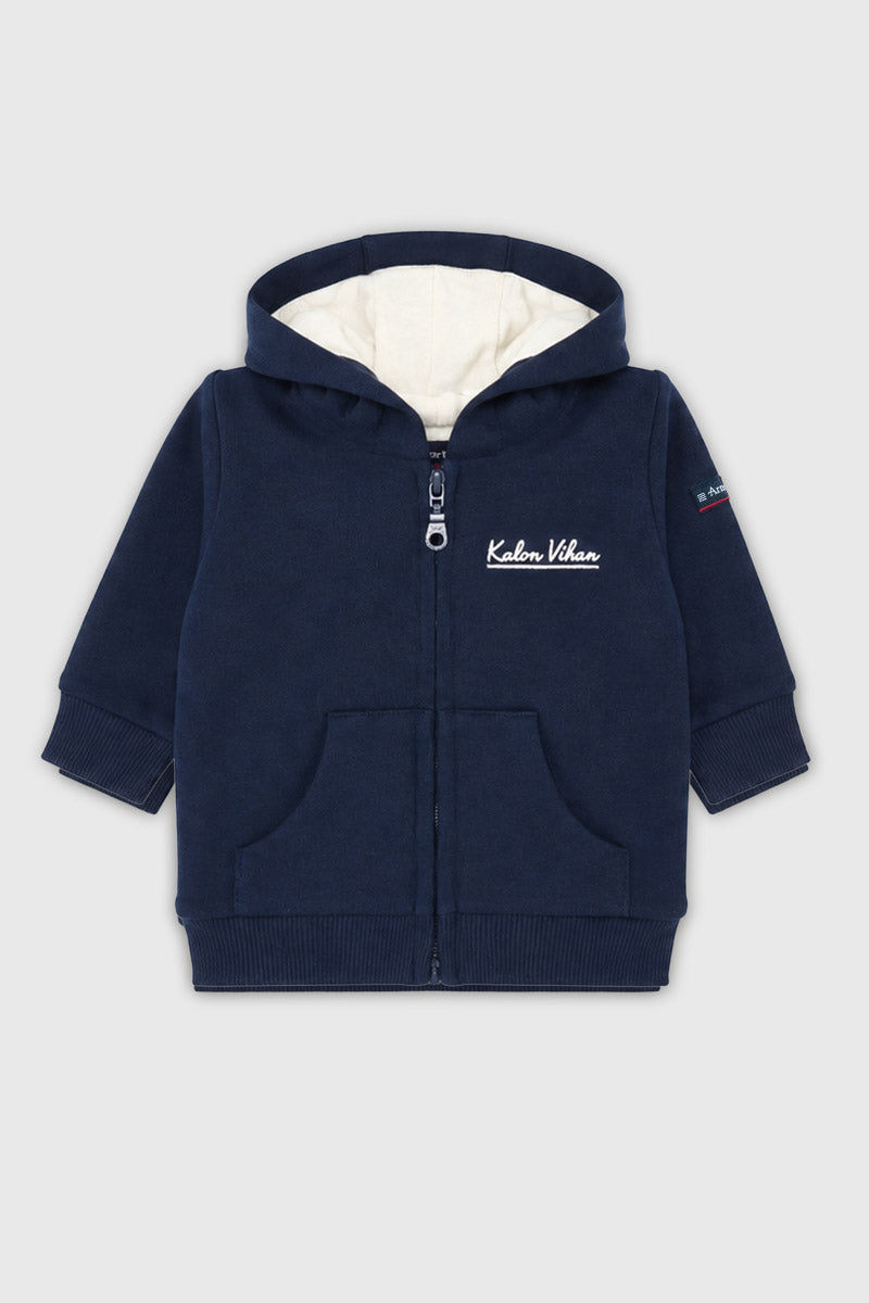 Sweat zippé Baby - coton - 1