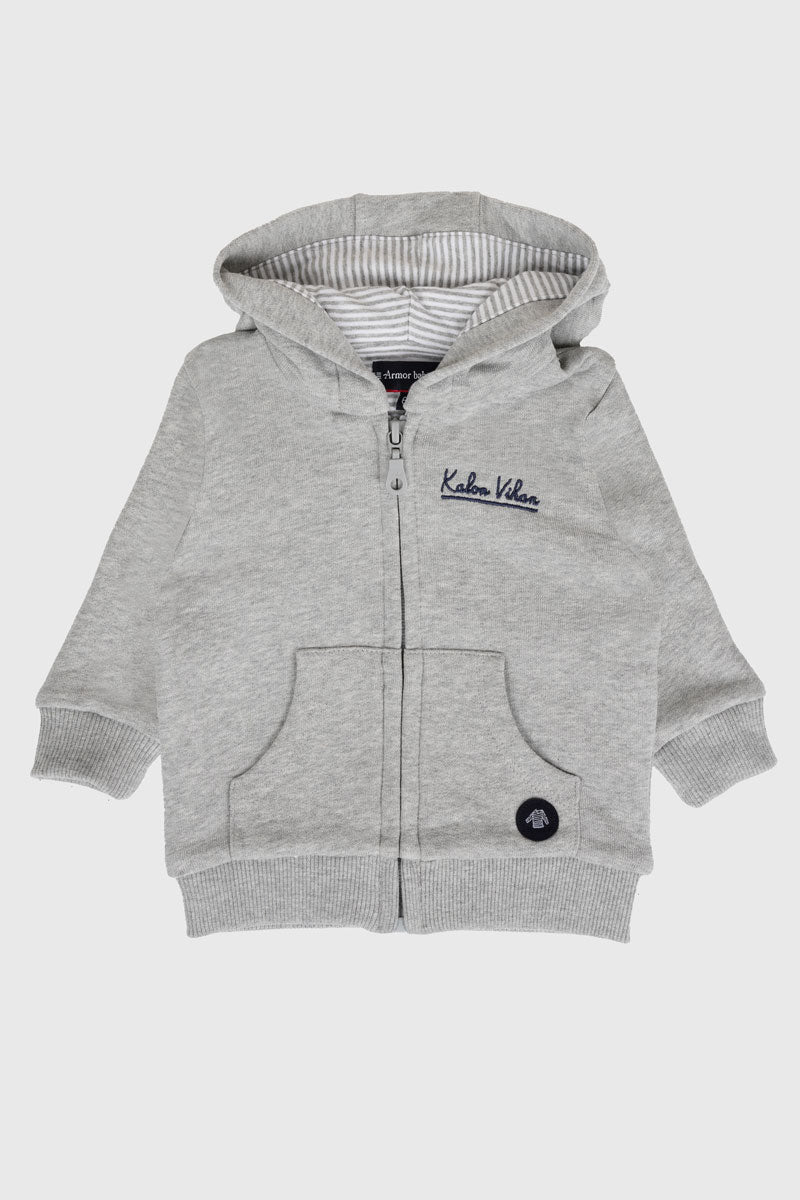 Sweat zippé Baby - coton - 3