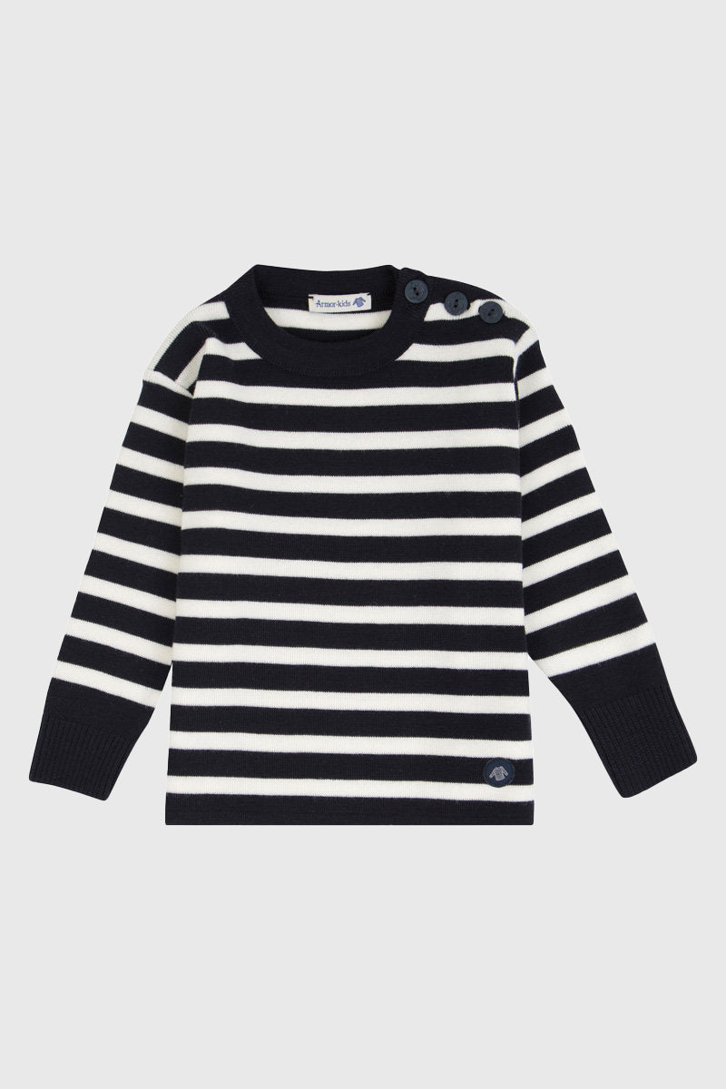 Pull marin Briac Kids - laine Mérinos - 1