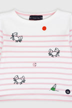 Marinière mouettes Kids - coton épais - 6