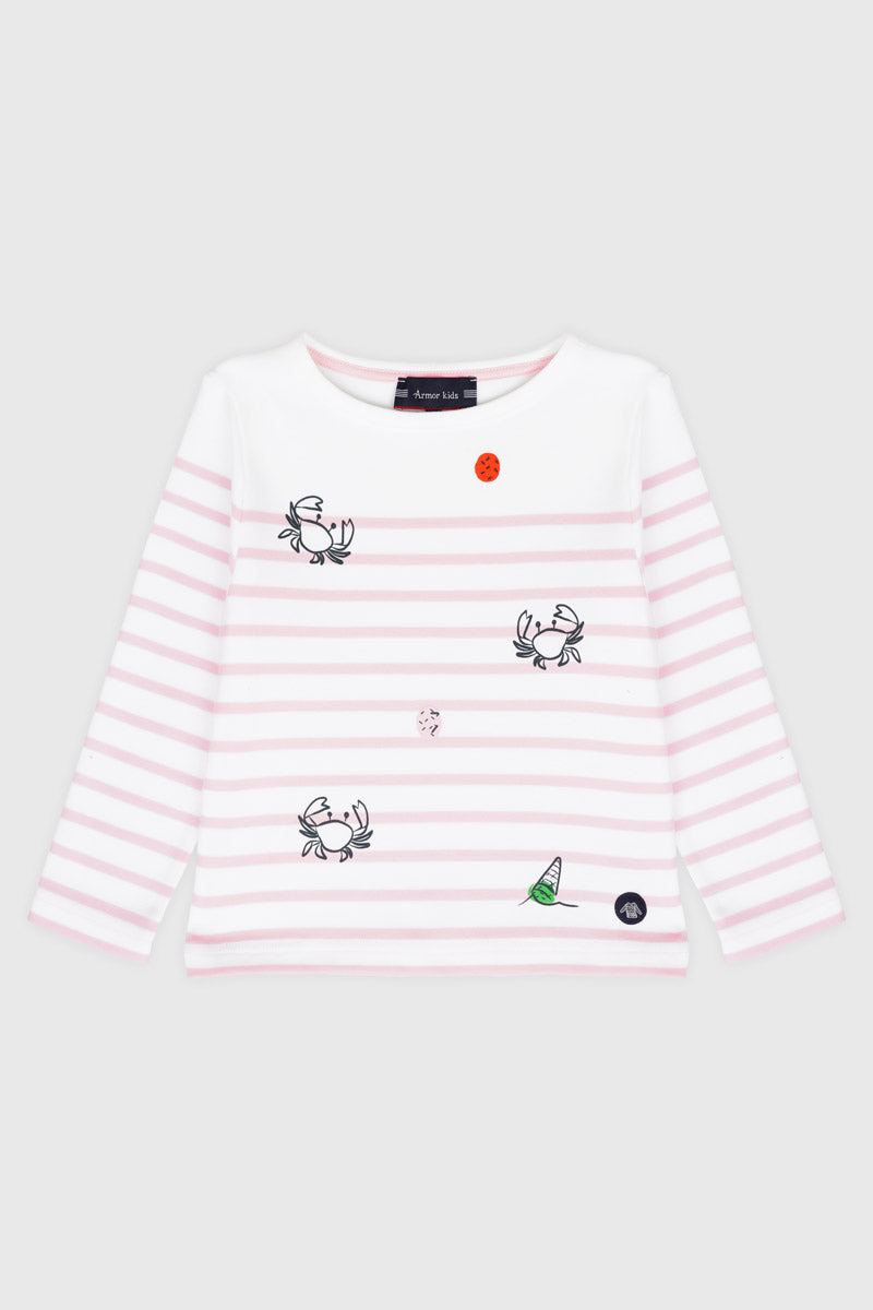 Marinière mouettes Kids - coton épais - 5