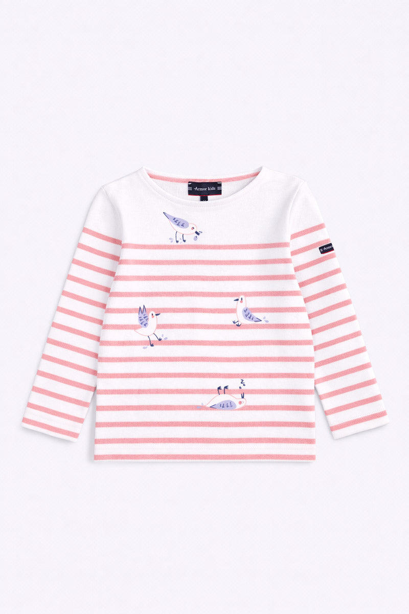 Marinière mouettes Kids - coton épais - 4