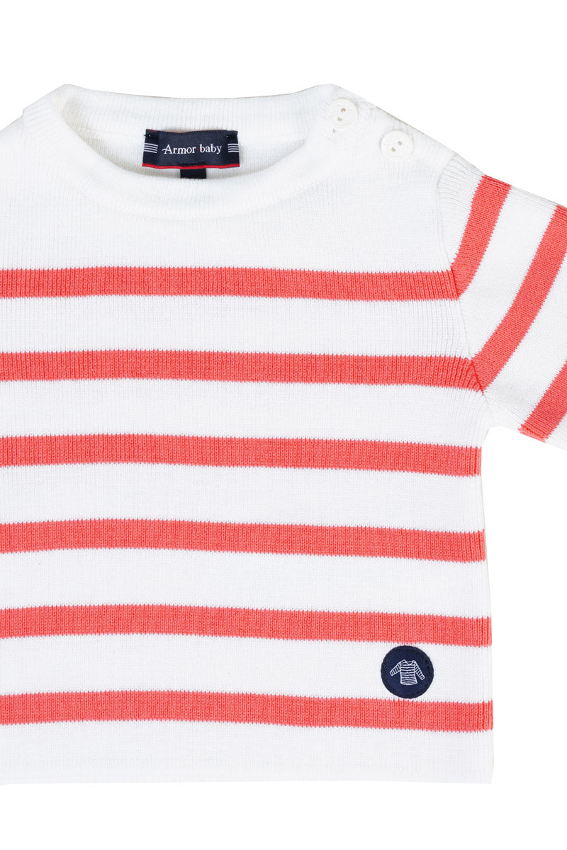 Pull marin rayé Baby - coton - 2