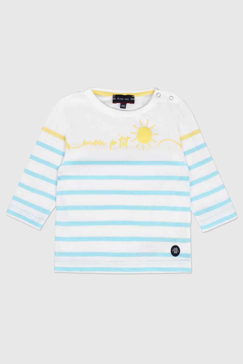 Marinière petit crabe Baby - coton léger - 3