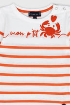 Marinière petit crabe Baby - coton léger - 2