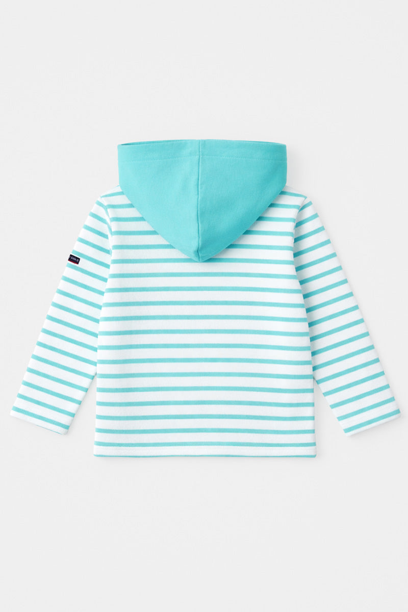 Marinière à capuche Kids - coton épais - 2
