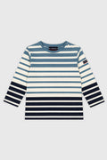 Marinière tricolore Baby - coton épais - 1
