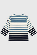 Marinière tricolore Baby - coton épais - 2