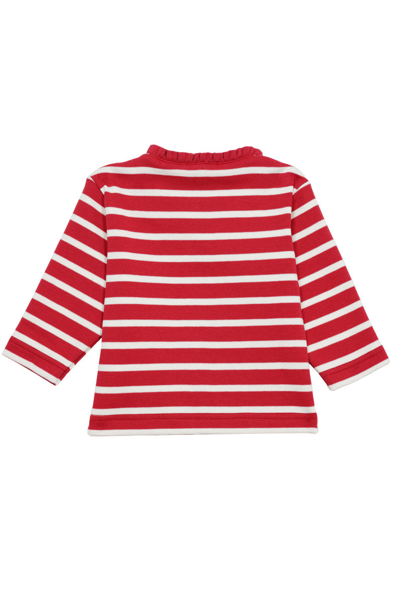 Marinière col boutonné Baby - coton épais - 2