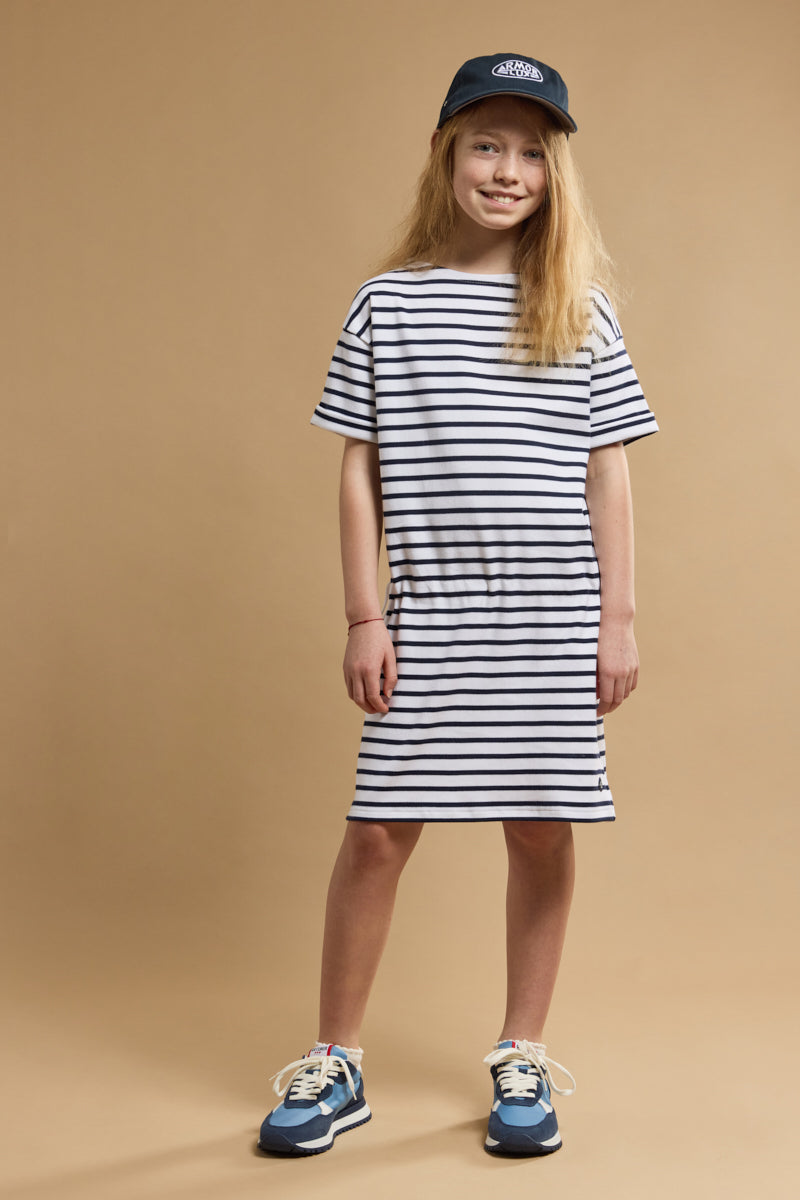 Robe rayée Kids - coton épais - 1