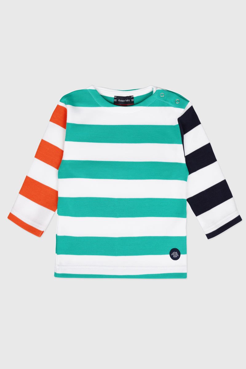 Marinière fantaisie Baby - coton épais - 1