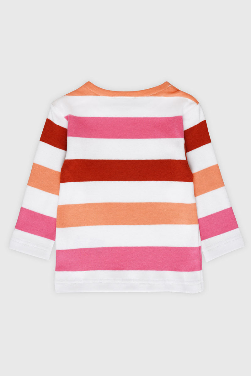 Marinière tricolore Baby - coton épais - 2