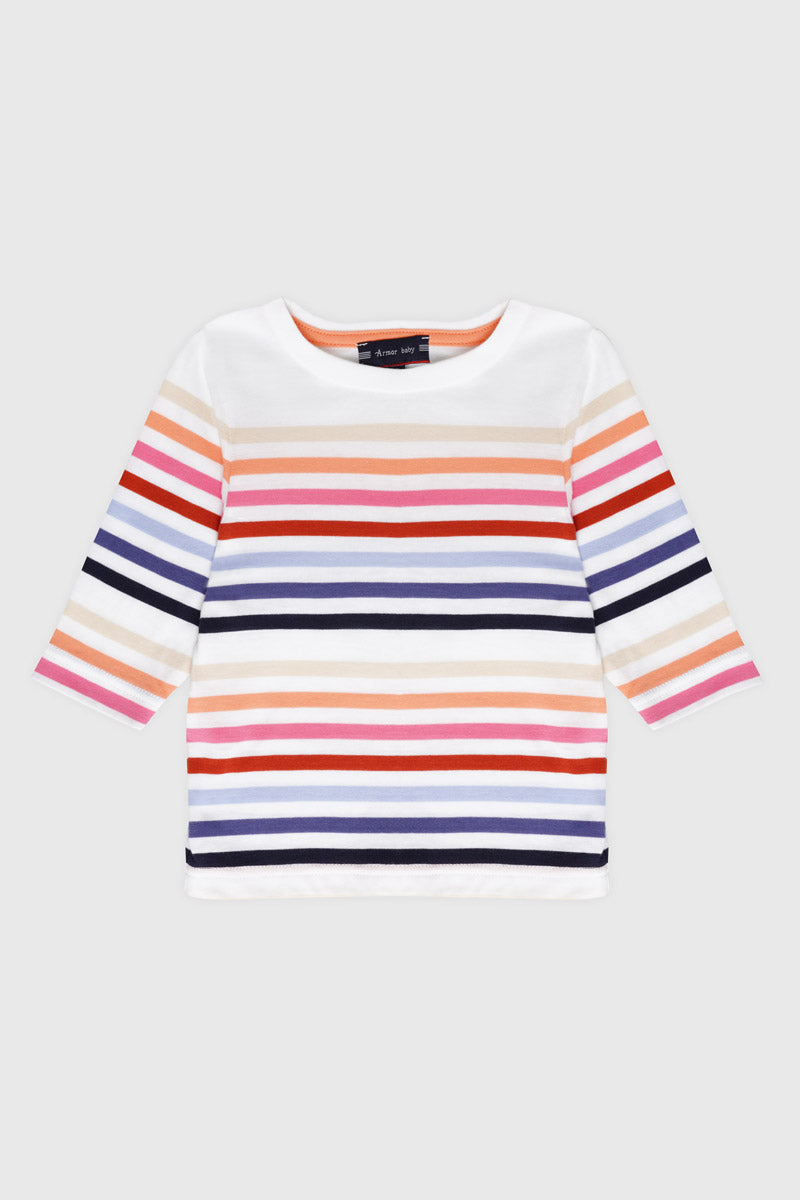 Marinière multicolore Baby- Coton - 1