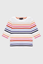 Marinière multicolore Baby- Coton - 1