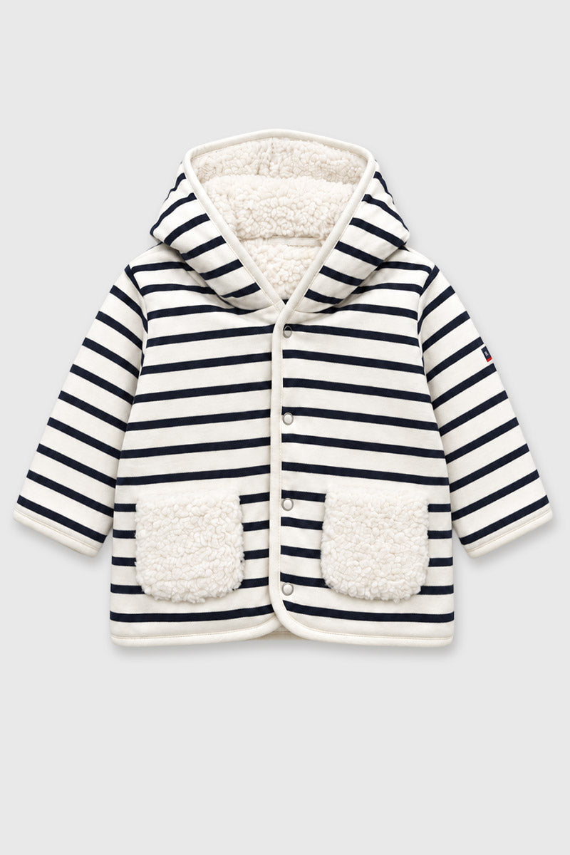Veste à capuche réversible Baby - coton - 3