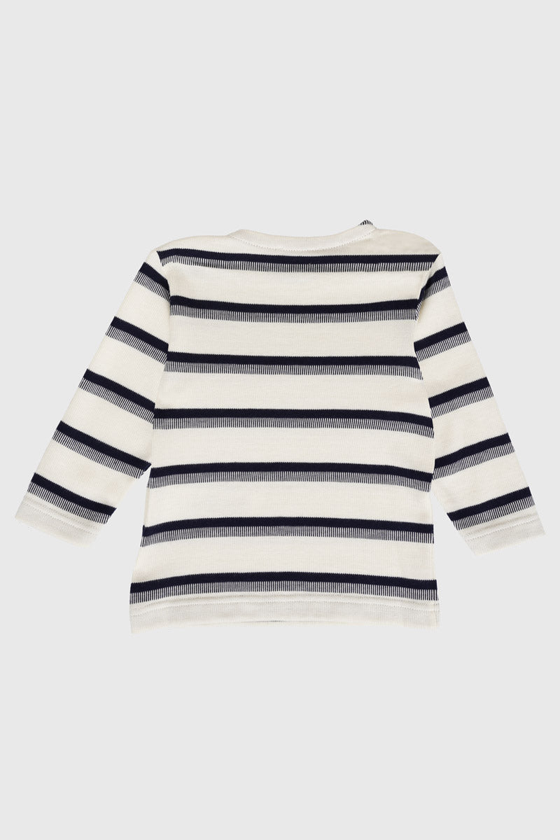 Marinière jacquard Baby - coton léger - 2