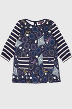 Robe cosmos Baby - coton épais - 1