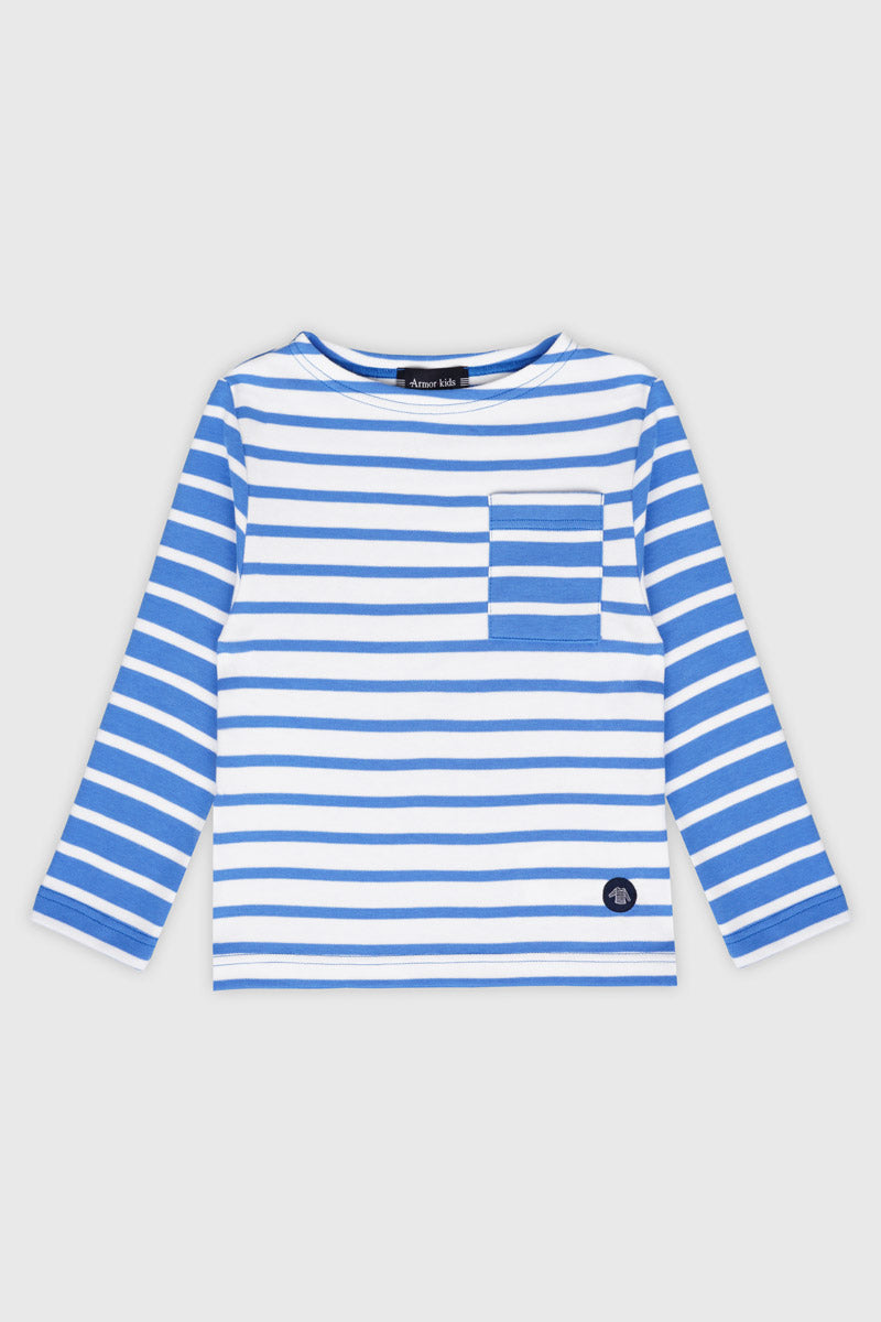 Marinière avec poche Kids - coton épais - 3