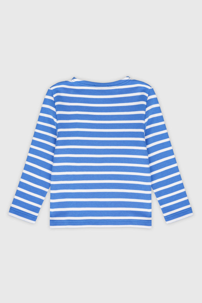 Marinière avec poche Kids - coton épais - 4
