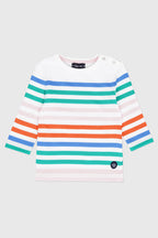 Marinière multicolore Baby - coton léger - 1