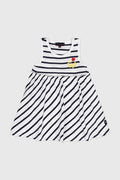 Robe rayée sans manche Baby - coton - 1