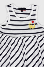 Robe rayée sans manche Baby - coton - 2