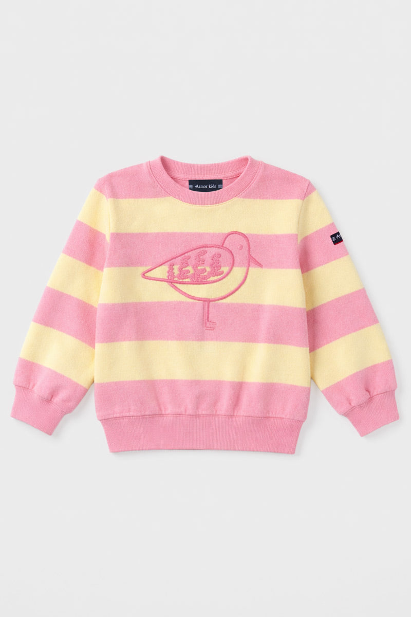 Sweat rayé Kids - coton rustique - 2