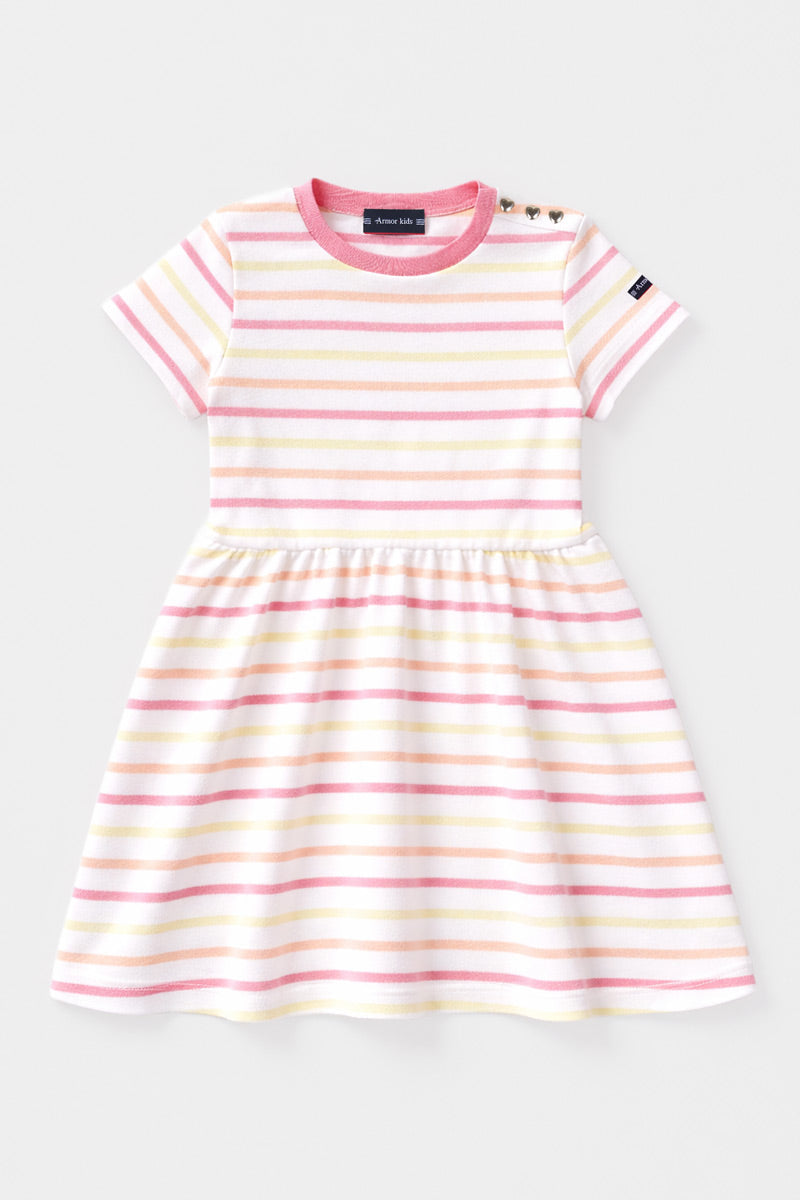 Robe rayée Kids - coton épais - 1